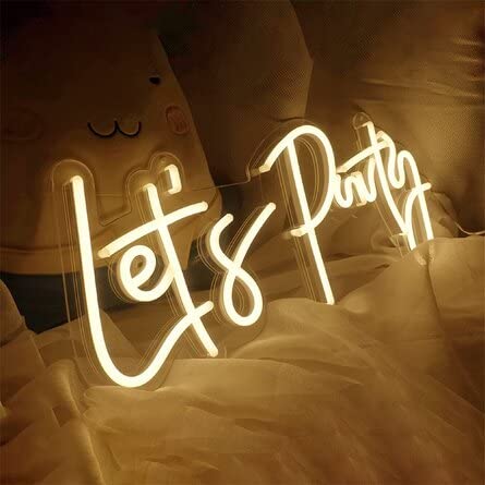 Let's Party LED Neon Signs  21''x 10''