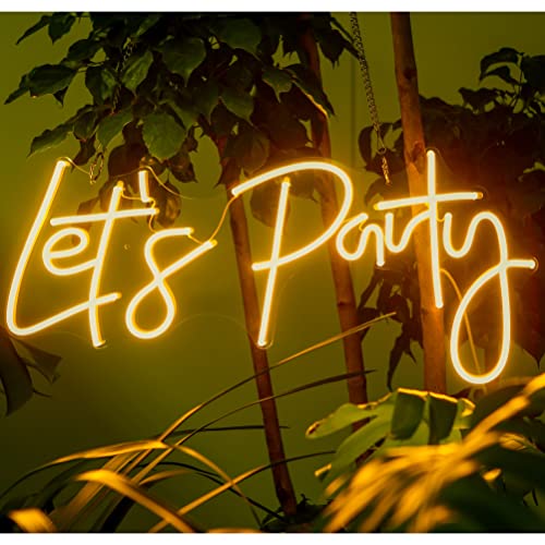 Let's Party LED Neon Signs  21''x 10''